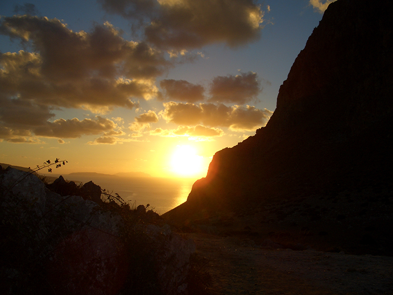 Tramonto, Sopra il Piano